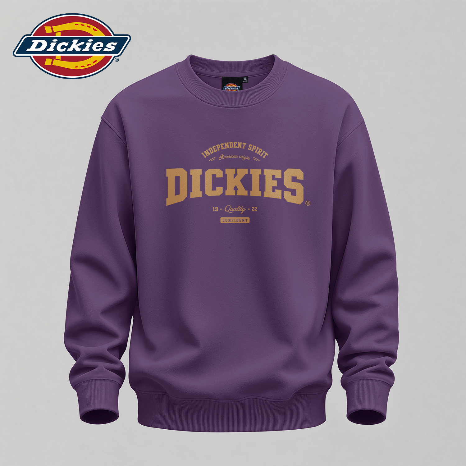 Dickies男生圆领卫衣2026秋季