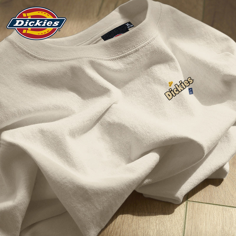 Dickies奶茶色青少年长袖T恤男女
