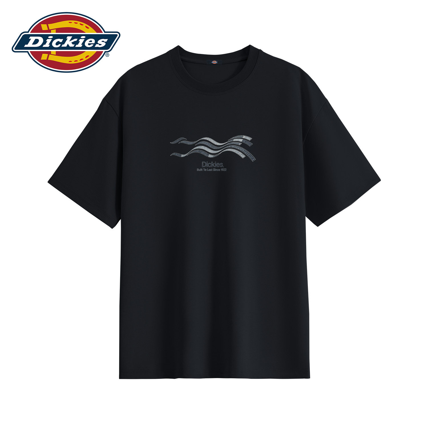 Dickies黑色纯棉短袖T恤男款
