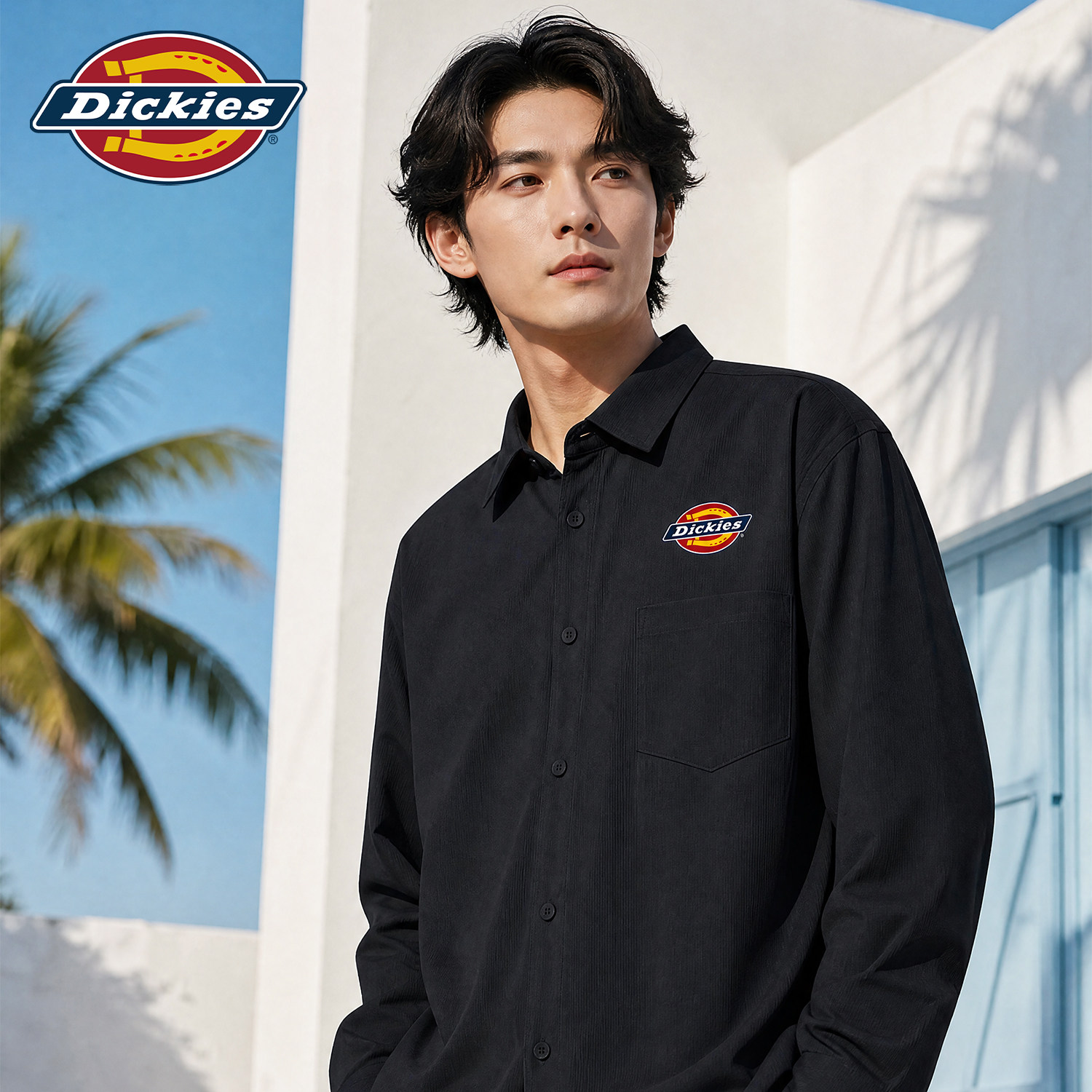 Dickies美式潮牌长袖衬衫男款