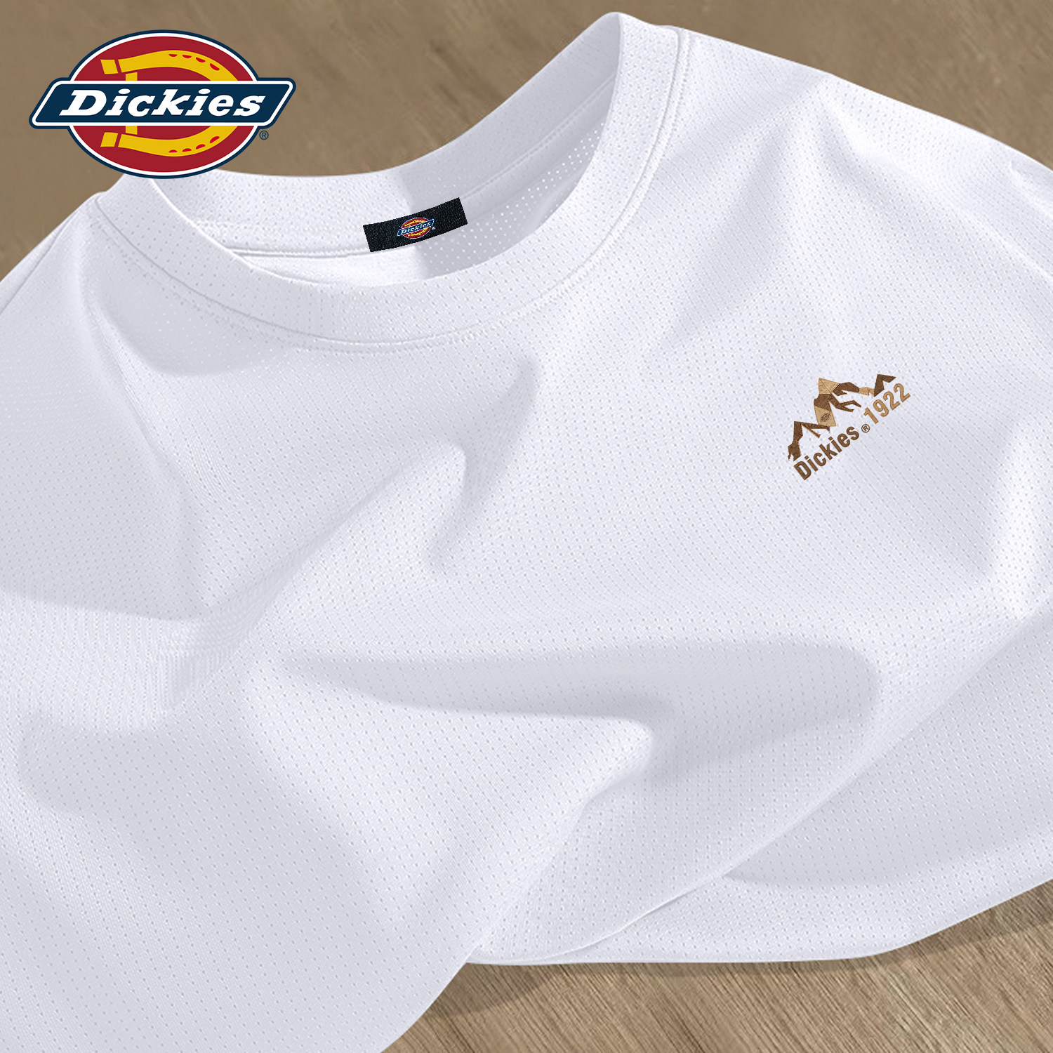 Dickies白色冰丝凉感短袖T恤男士