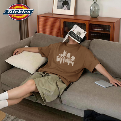 Dickies棕色短袖T恤男款2026新款
