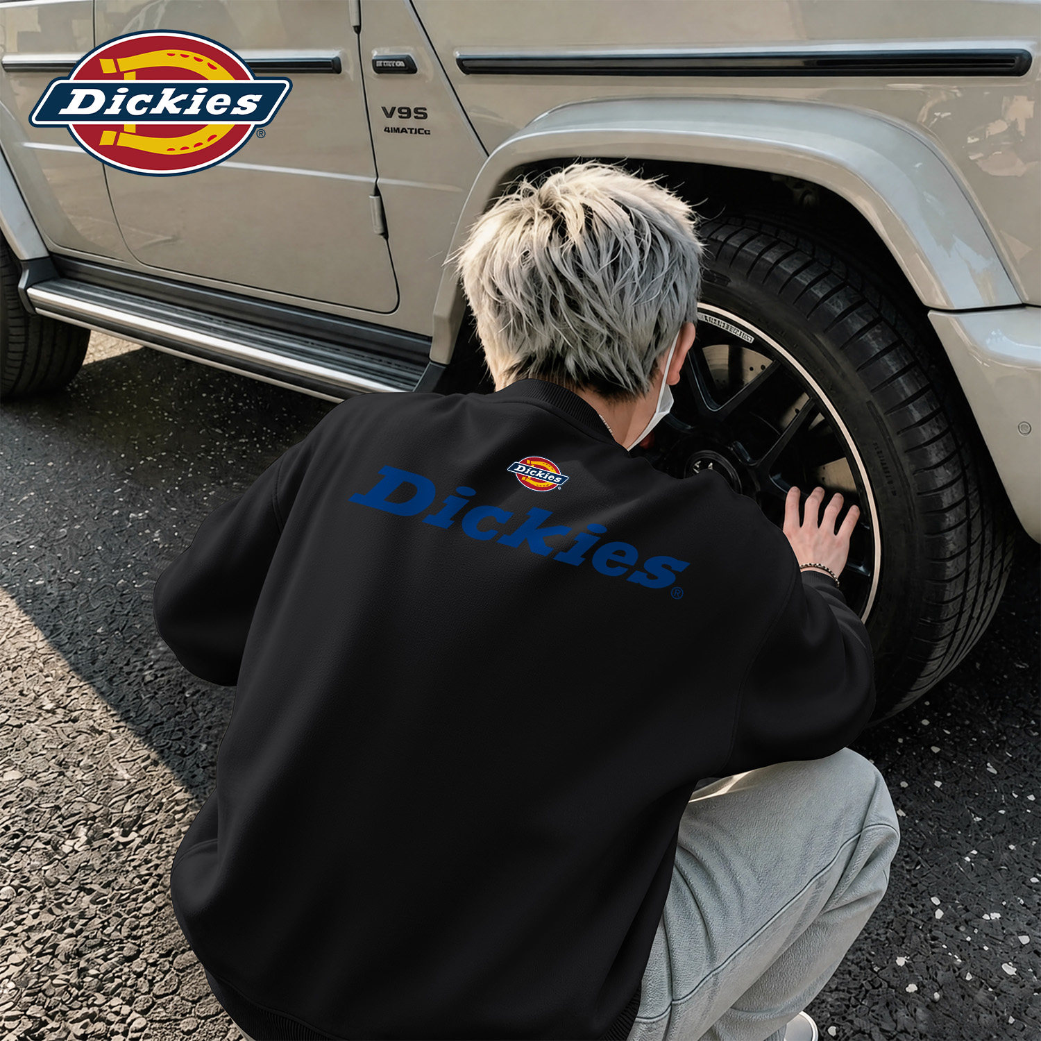 Dickies男士圆领卫衣2026秋