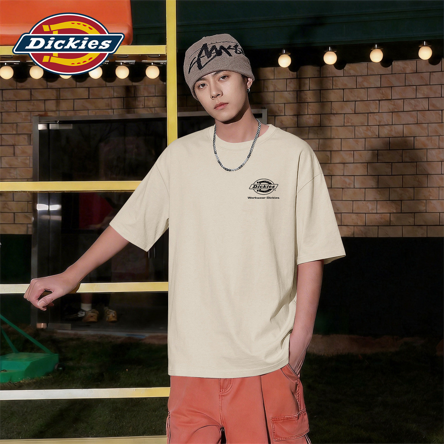 Dickies潮牌男生纯棉短袖t恤