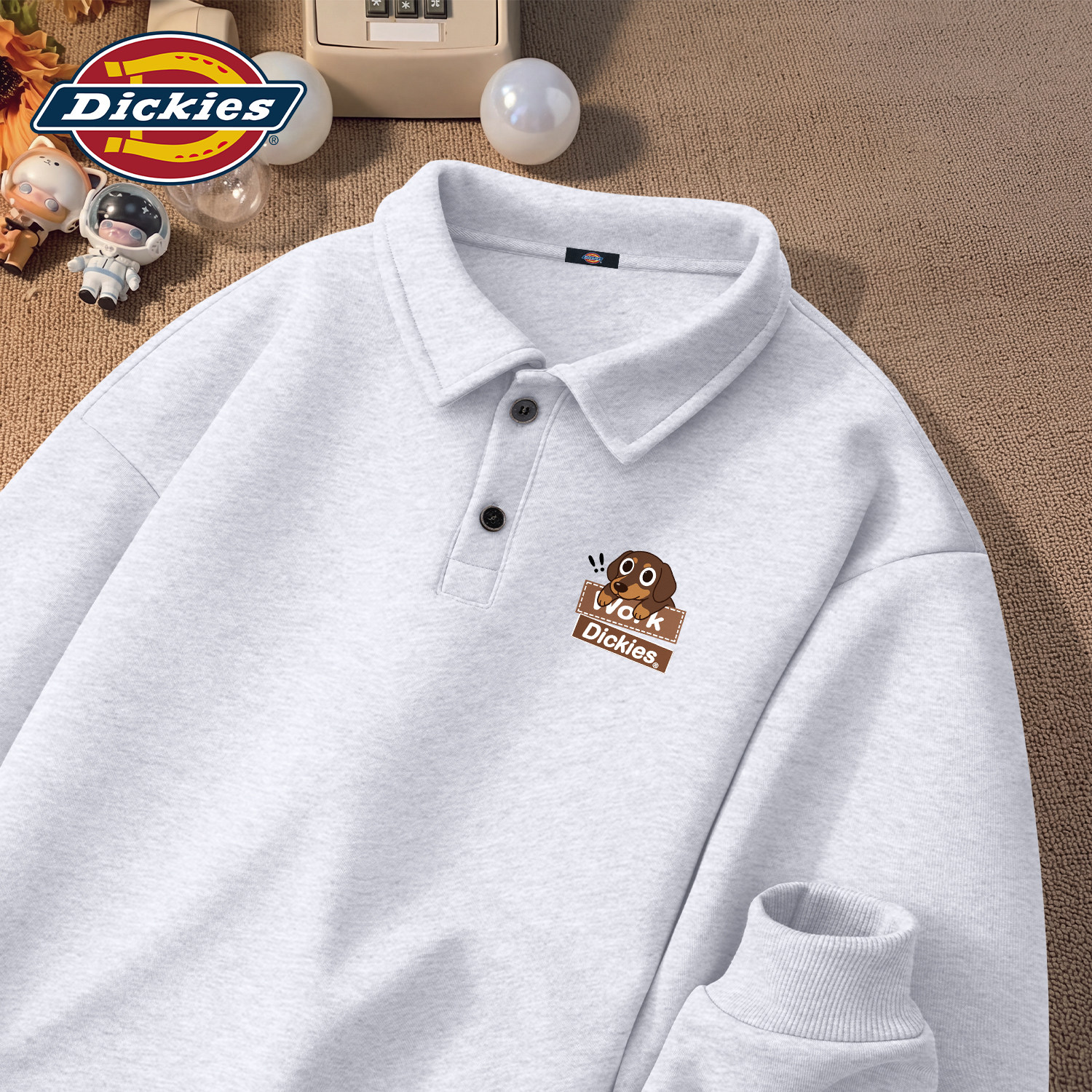 Dickies青少年翻领polo衫卫衣男
