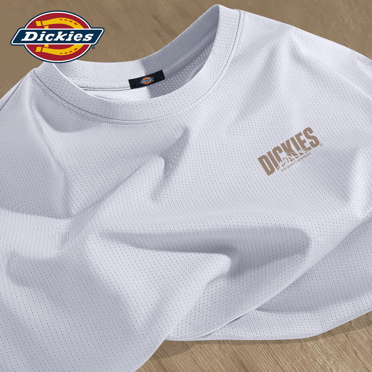 Dickies灰色短袖T恤男女同款2026