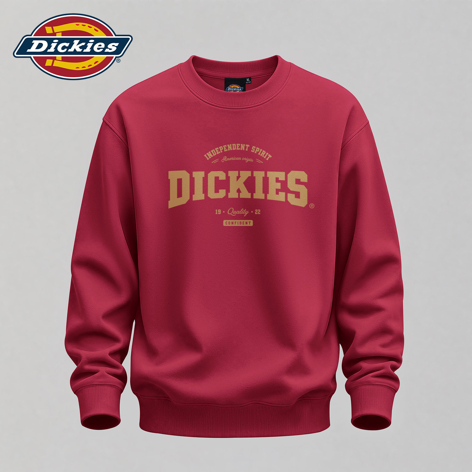 Dickies美式男生街头圆领卫衣