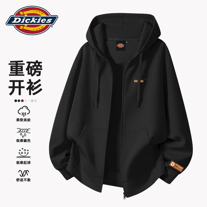 Dickies男士拉链开衫卫衣2026秋