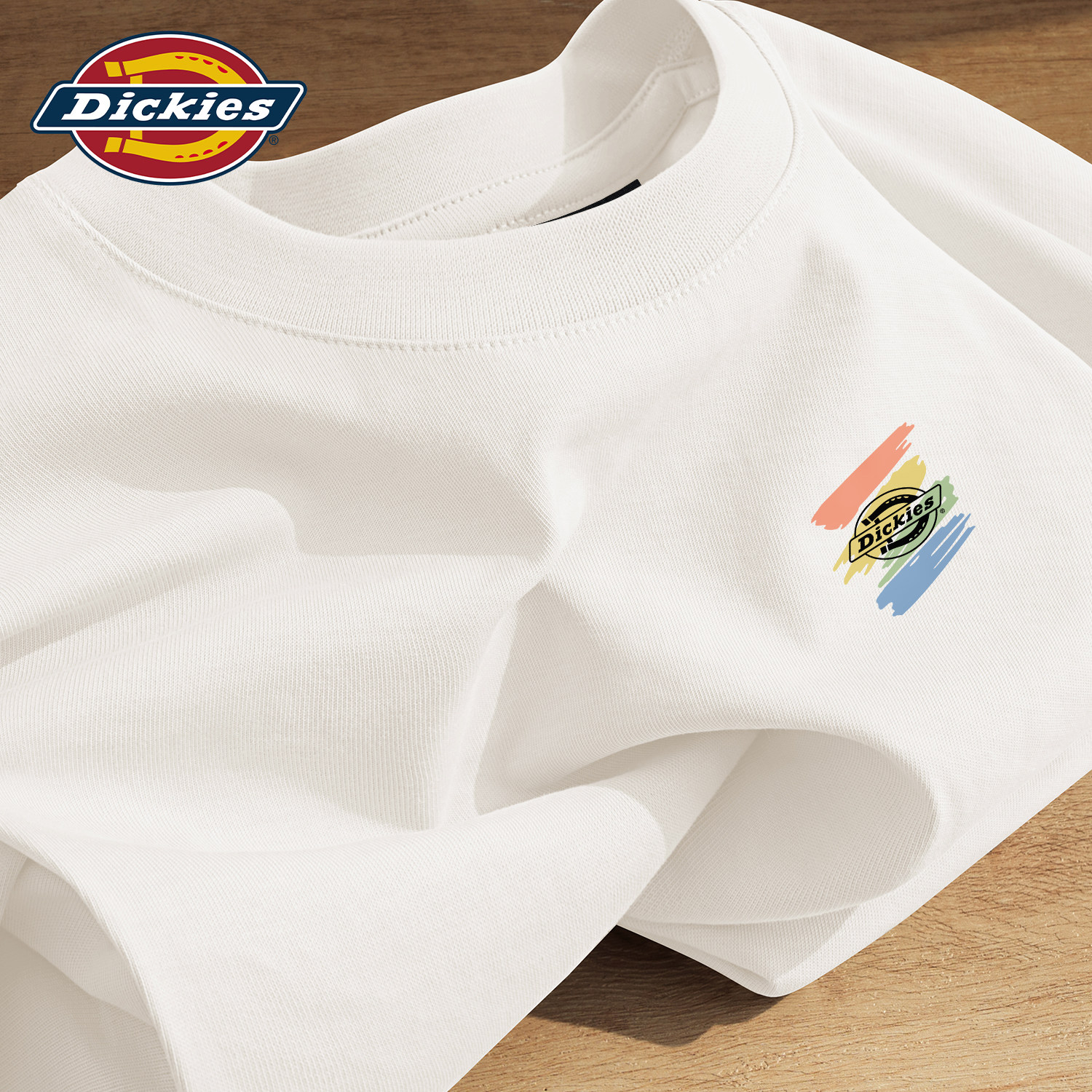 Dickies白色纯棉短袖T恤男款