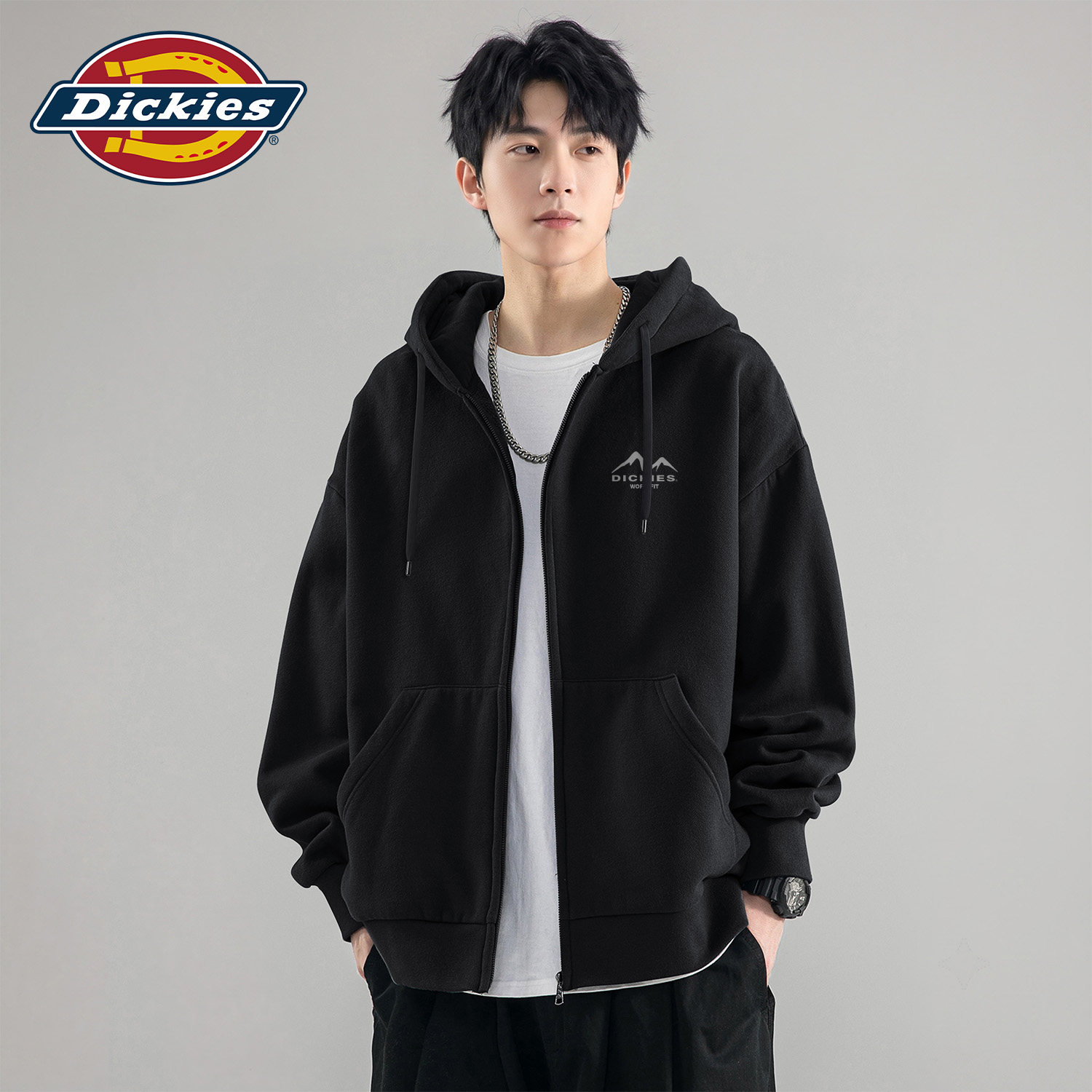 Dickies男生开衫卫衣2026秋季