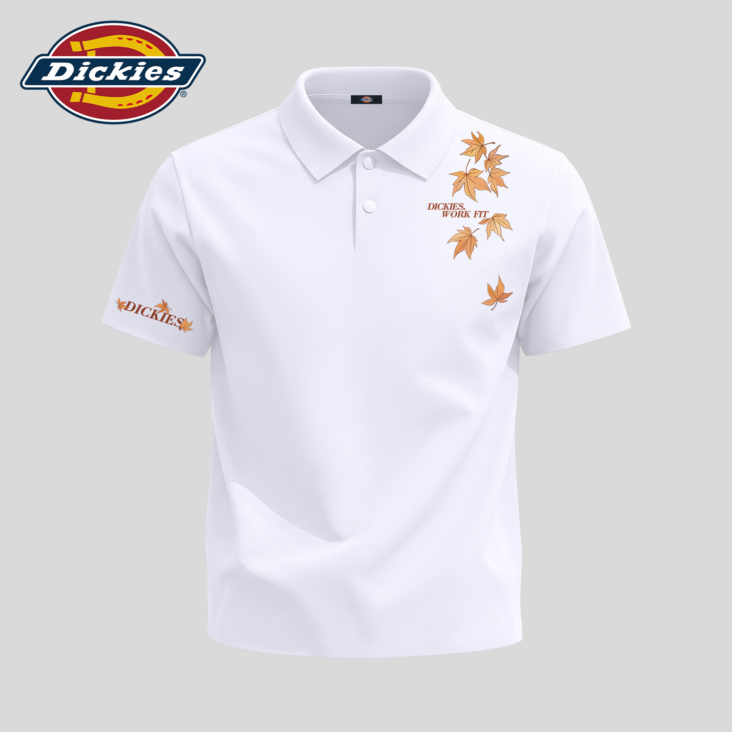 Dickies白色POLO衫短袖T恤男夏季