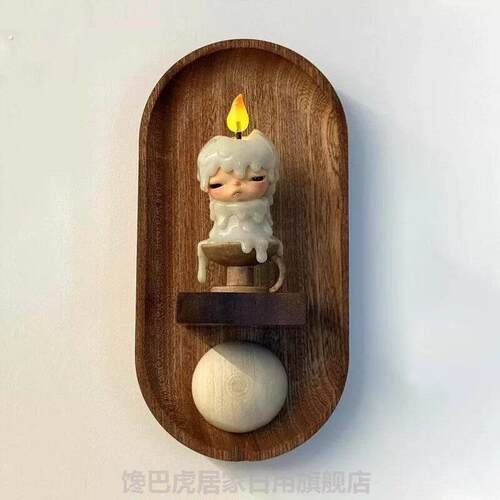法式实木立体艺术摆件墙面装饰壁挂件中古风客厅饭厅沙发背景墙饰