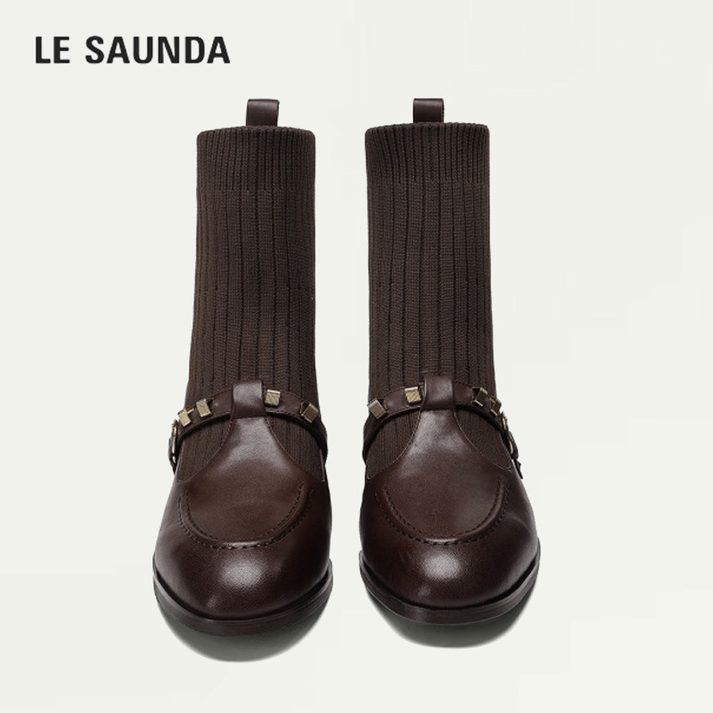 LESAUNDA/莱尔斯丹加绒时装靴