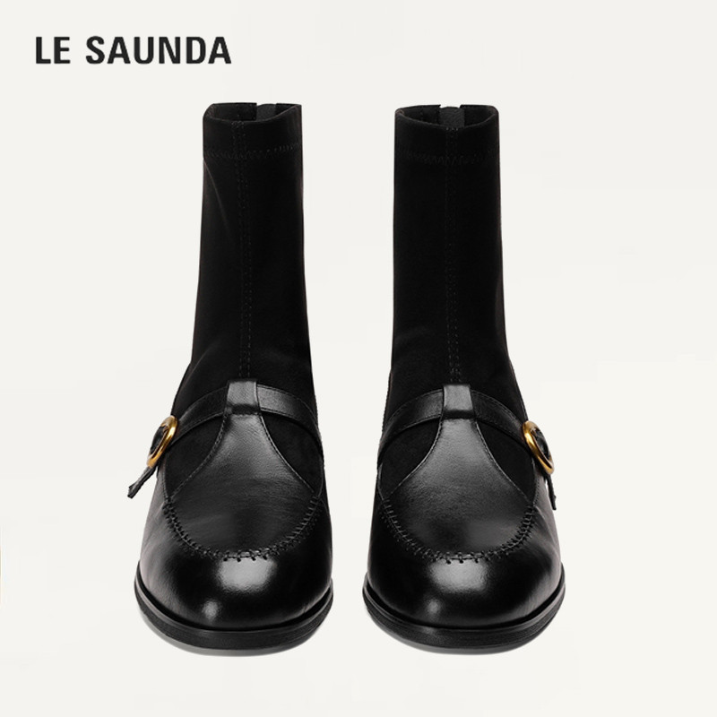 LESAUNDA/莱尔斯丹加绒时装靴