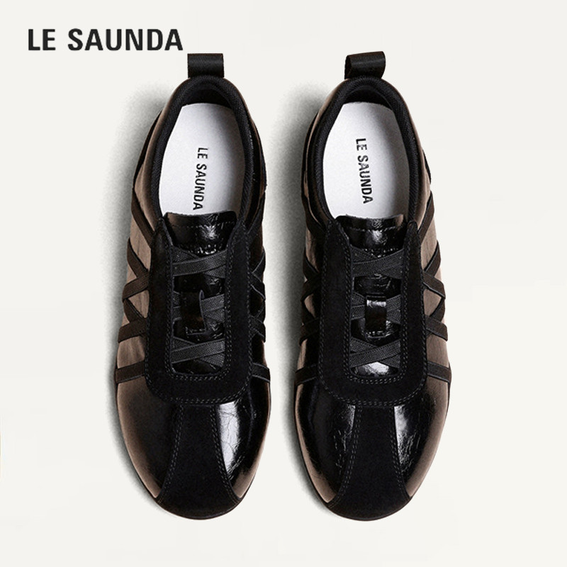 LESAUNDA/莱尔斯丹内增高阿甘鞋