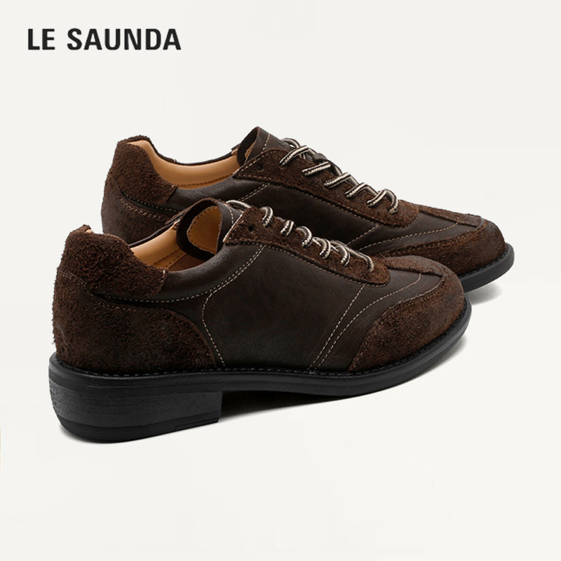 LESAUNDA/莱尔斯丹复古德训鞋