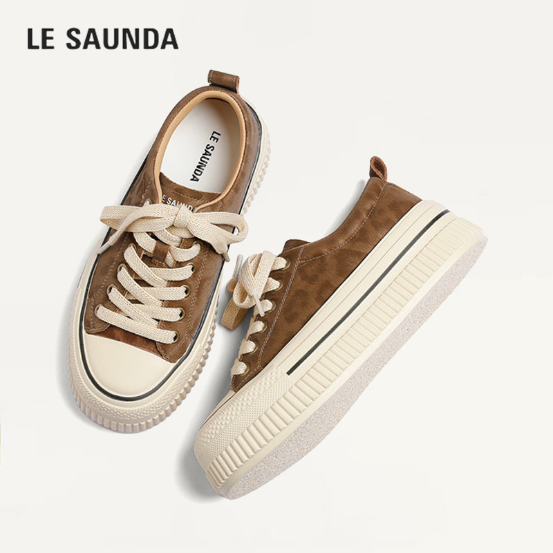LESAUNDA/莱尔斯丹美拉德帆布鞋