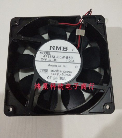 NMB金属框塑胶叶24V铝框风扇