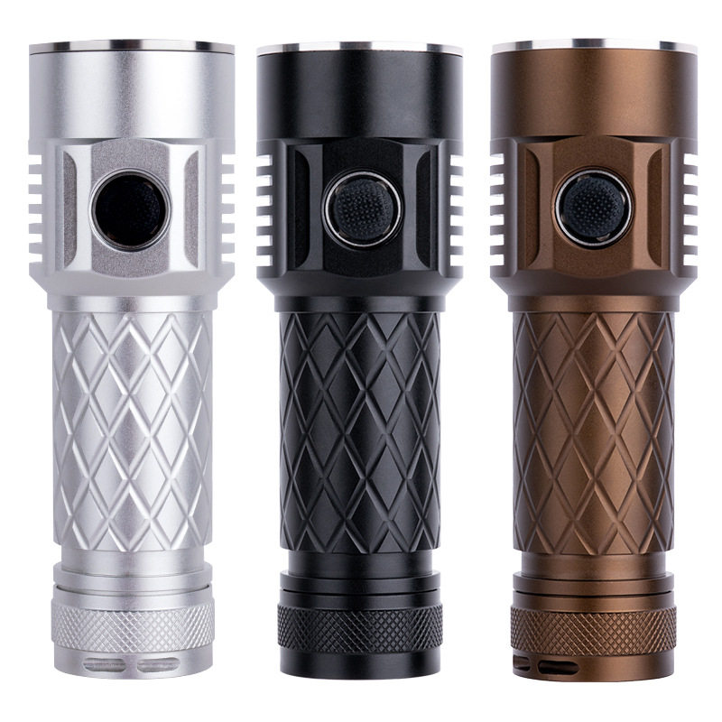 HK4S手电筒4颗SST40强光7000流明户外探洞露营登山装备应急手电