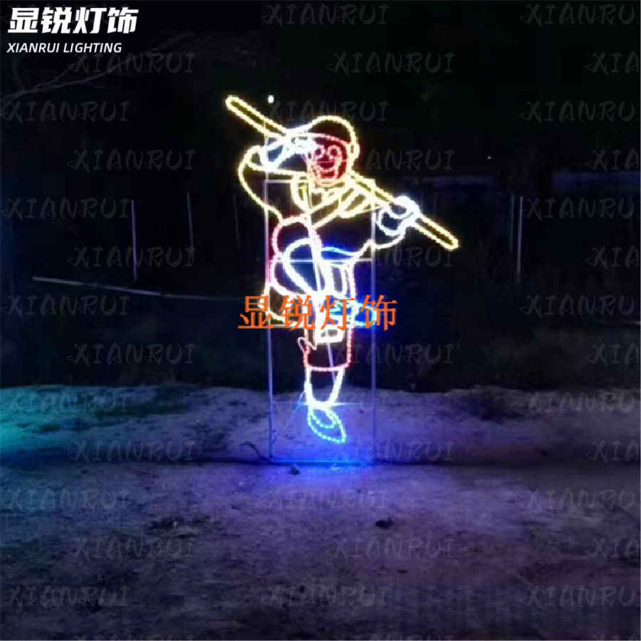 猴子仿真灯造型LED十二生肖鸡孙悟空模型户外齐天大圣装饰小品灯