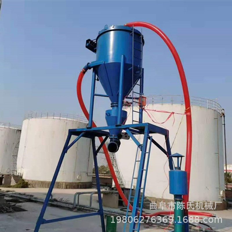 淮南圆筒仓水泥气力抽吸机 码头粮食卸船装车吸送机 气力抽粉机