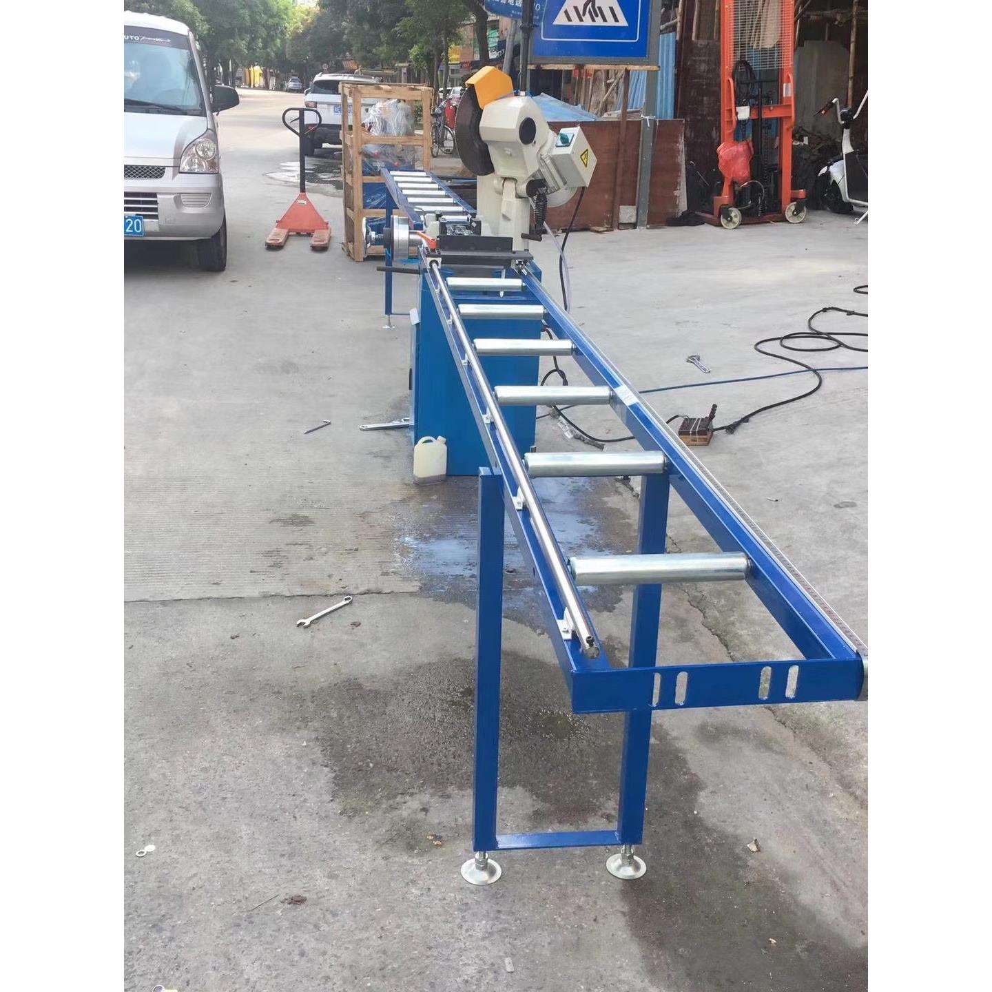 切割机送料架托 托料架切管机放料架平台锯床水锯机带定位靠山