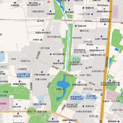 优选2025新款长春市城区地图办公室挂图高清防水墙壁装饰实物推荐