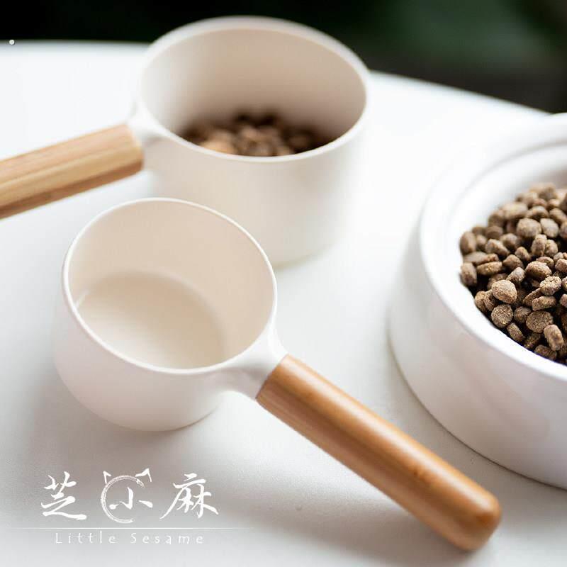 芝小麻 手感棒棒猫粮勺休普小号猫粮铲宠物粮勺狗食勺子猫粮勺子