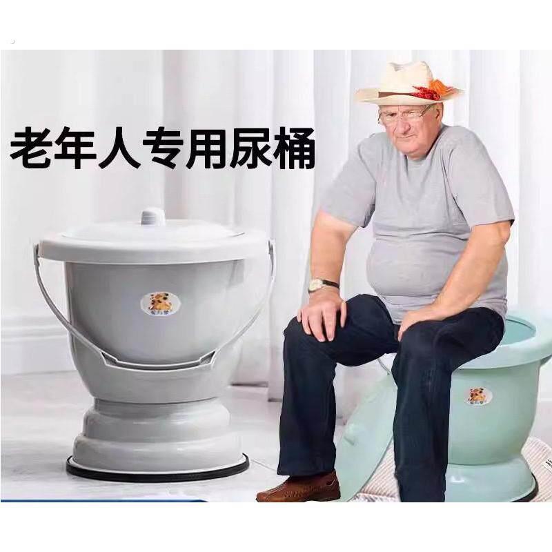 年老人起夜马桶坐便器移动高脚痰盂家用卧室带盖子防臭孕妇小尿盆