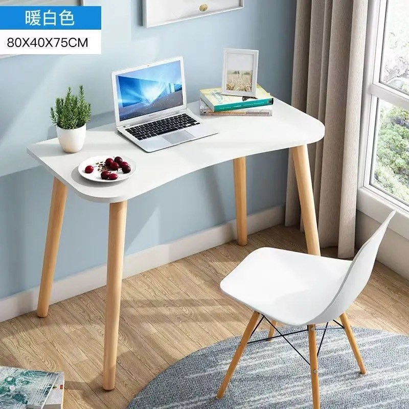 书桌书架一体桌卧室学生学习桌写字桌子带书柜组合家用台式电脑桌