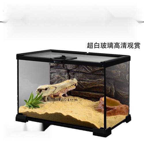 玻璃饲养箱爬虫缸雨林爬宠陆龟守宫蜥蜴角蛙蜘蛛甲虫宠物蛇生态缸