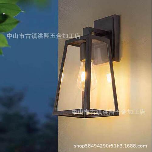 壁灯户外防水阳台大门口走廊室外庭院现代美式露台院子别墅外墙灯