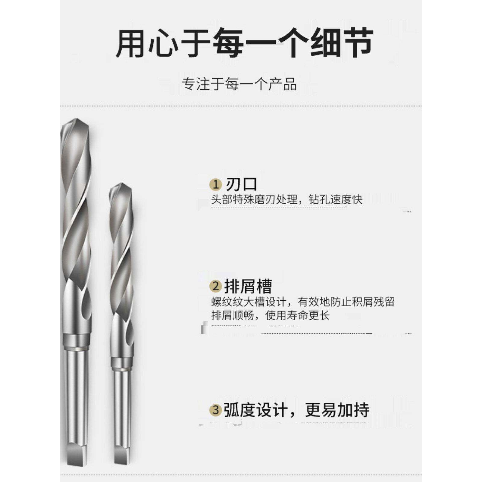锥柄麻花钻头 大规格打孔钢铁超硬钻不锈钢专用锥钻锥钻13-32