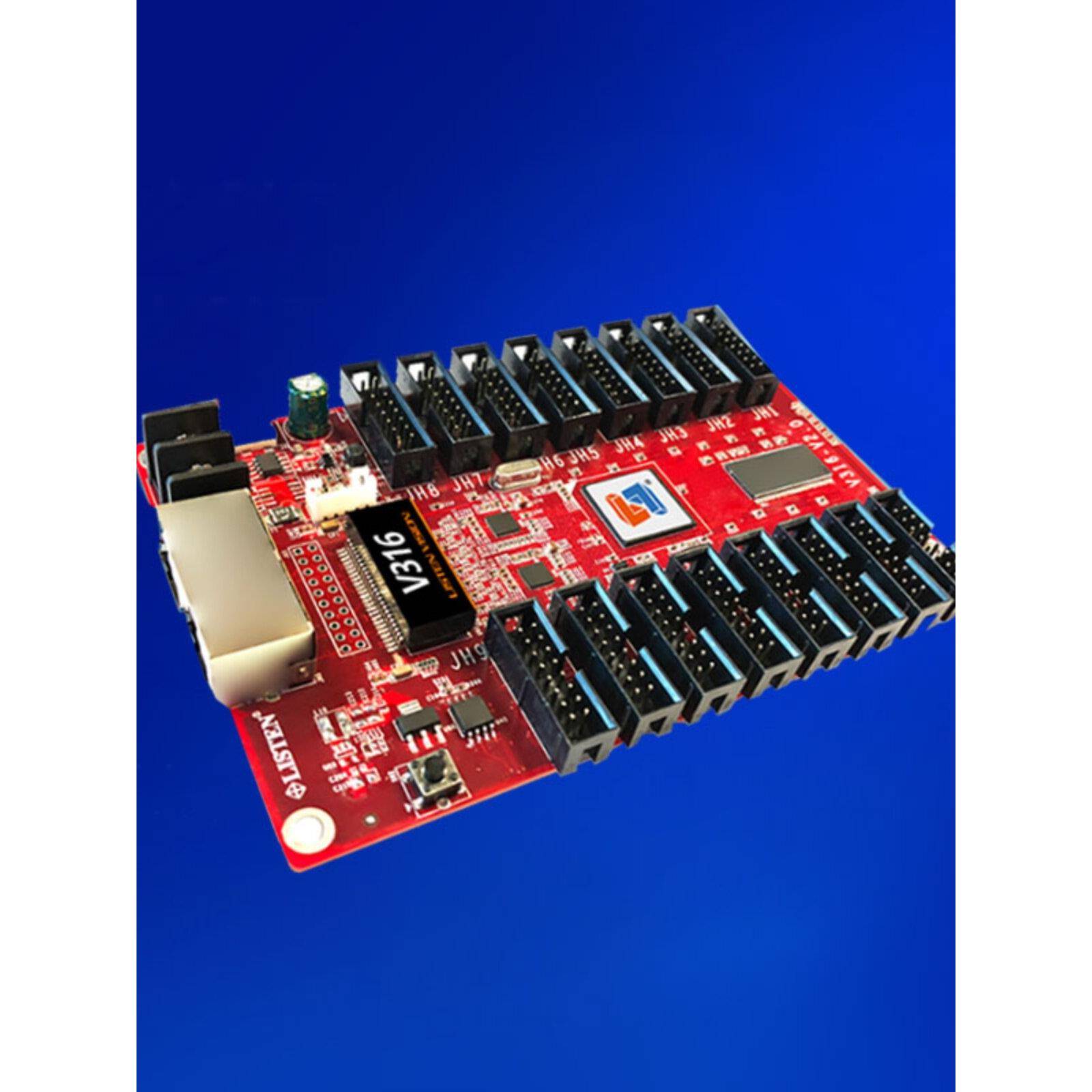灵信同步接收卡V316全彩控制卡 LED显示屏广告屏大屏幕控制卡图片