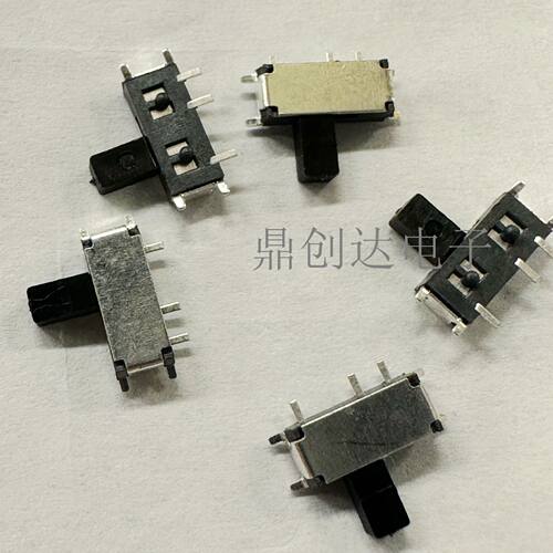 耐高温小型两档玩具开关MSK12C02七脚卧式贴片微型滑动拨动开关