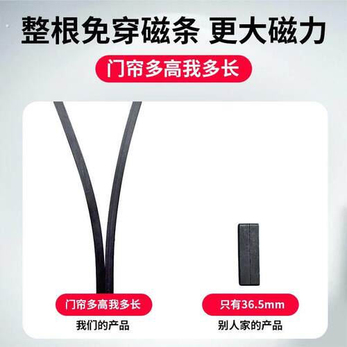 全磁条防蚊门帘磁性纱门自动关门纱窗夏季家用自粘免打孔隔断纱门