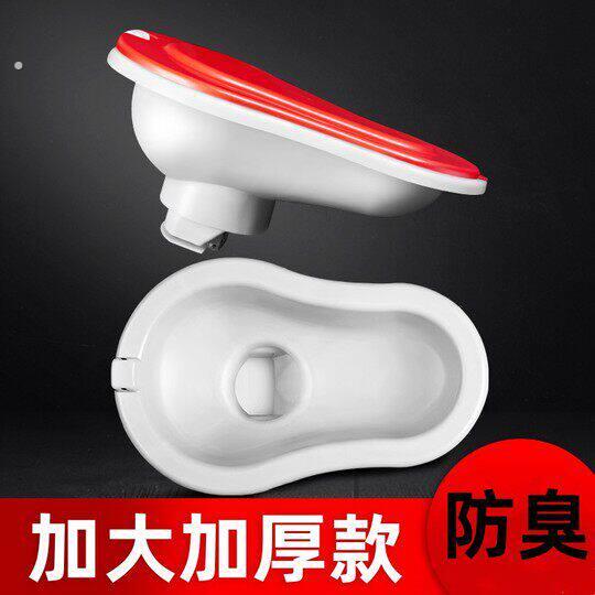 装修推荐临时马桶一次性塑料蹲便器工地施工简易小便器防臭可冲水