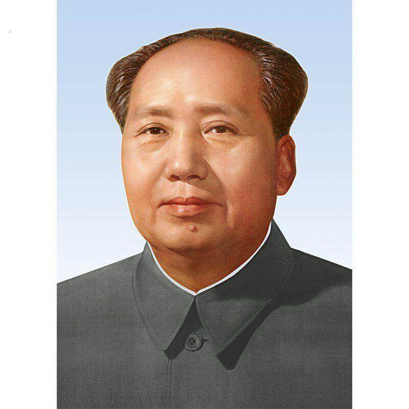 毛席主画像摆件客厅中堂挂像油画布标准海报挂画照片装饰画墙画
