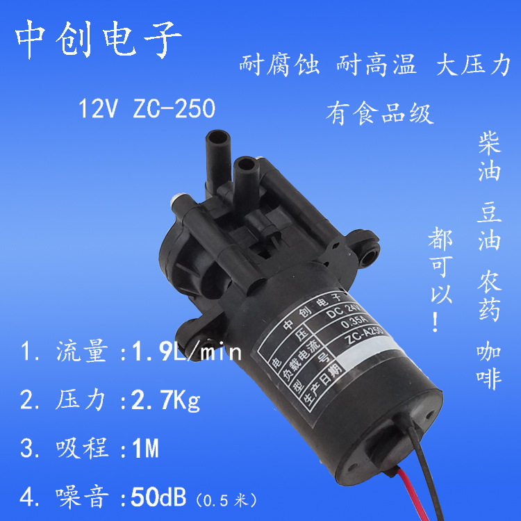 12VA250直流静音自吸循环泵
