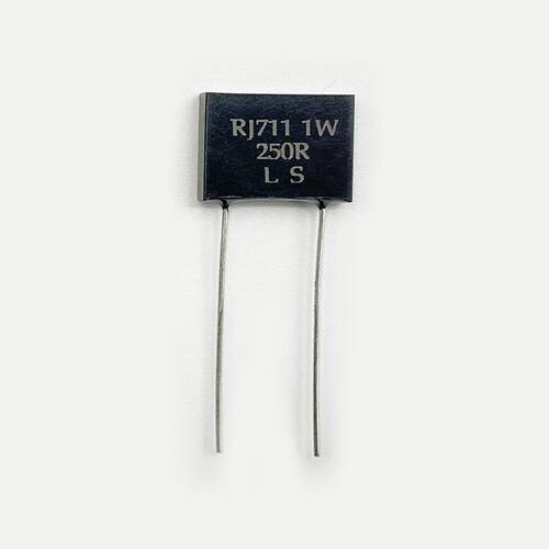 RJ711金属箔标准高精度0.01%精密电阻采样5PPM无感1W3R3.3R 欧 L