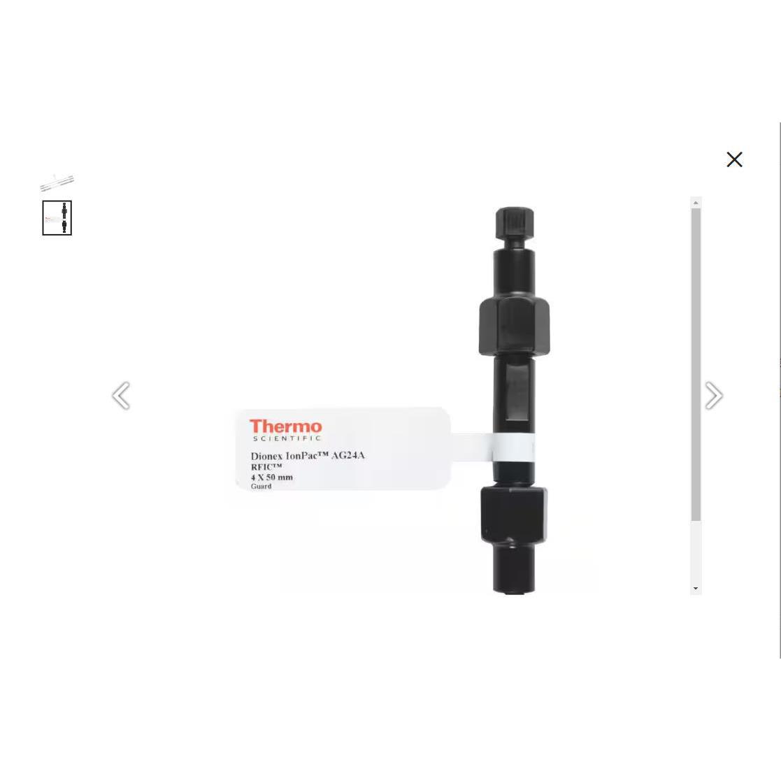赛默飞戴安毛细管保护柱0.4-35mm型号IonPac CS12A-5um货号072069