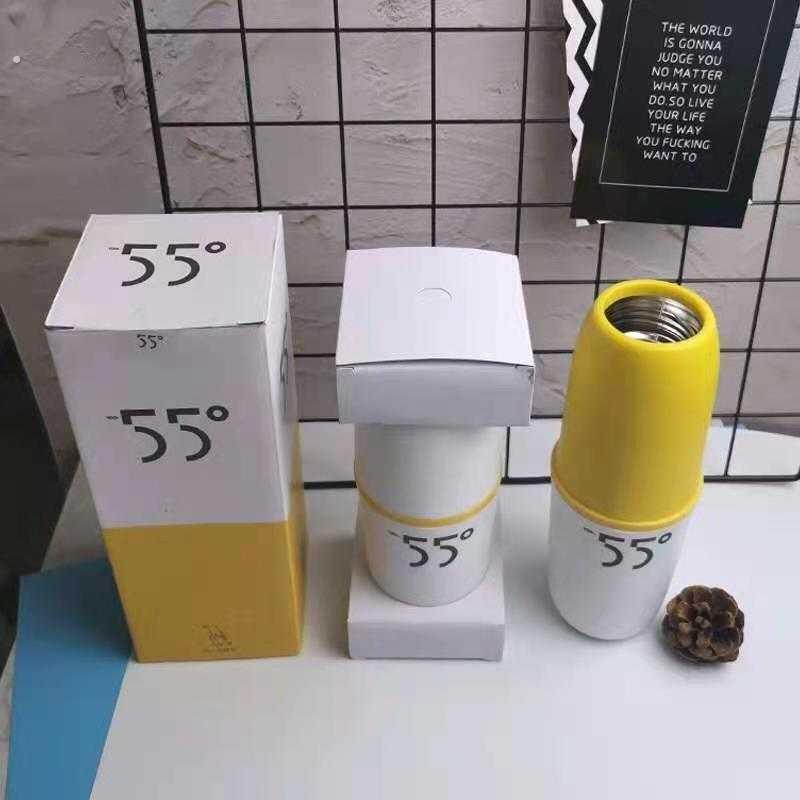 55度快速冷却杯摇壶杯恒温水杯保温杯水瓶创意排水礼品定制