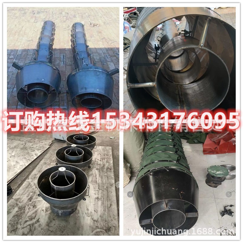 水泥砂浆散装机耐磨帆布伸缩布袋
