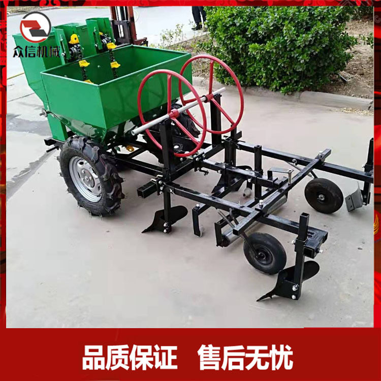 全自动土豆马铃薯种植机种土豆机小型土豆播种机滴灌覆膜一体