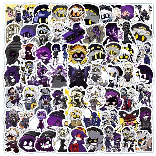 200张Murder Drones无机杀手贴纸Uzi恩卡通动画周边装饰防水贴画