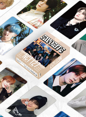 NCT127日韩风镭射应援小卡110张