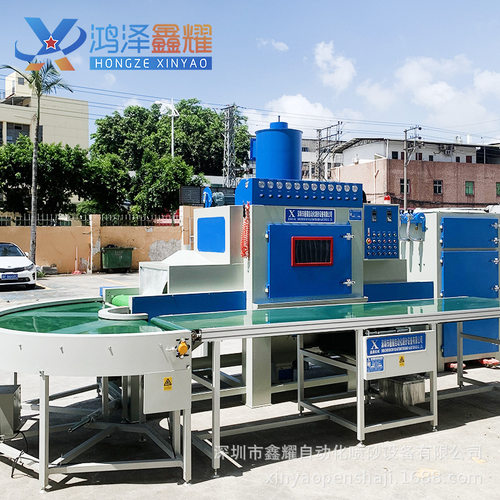 自动喷砂机 铝合金铝板表面处理喷砂机 平面输送式喷砂机厂家
