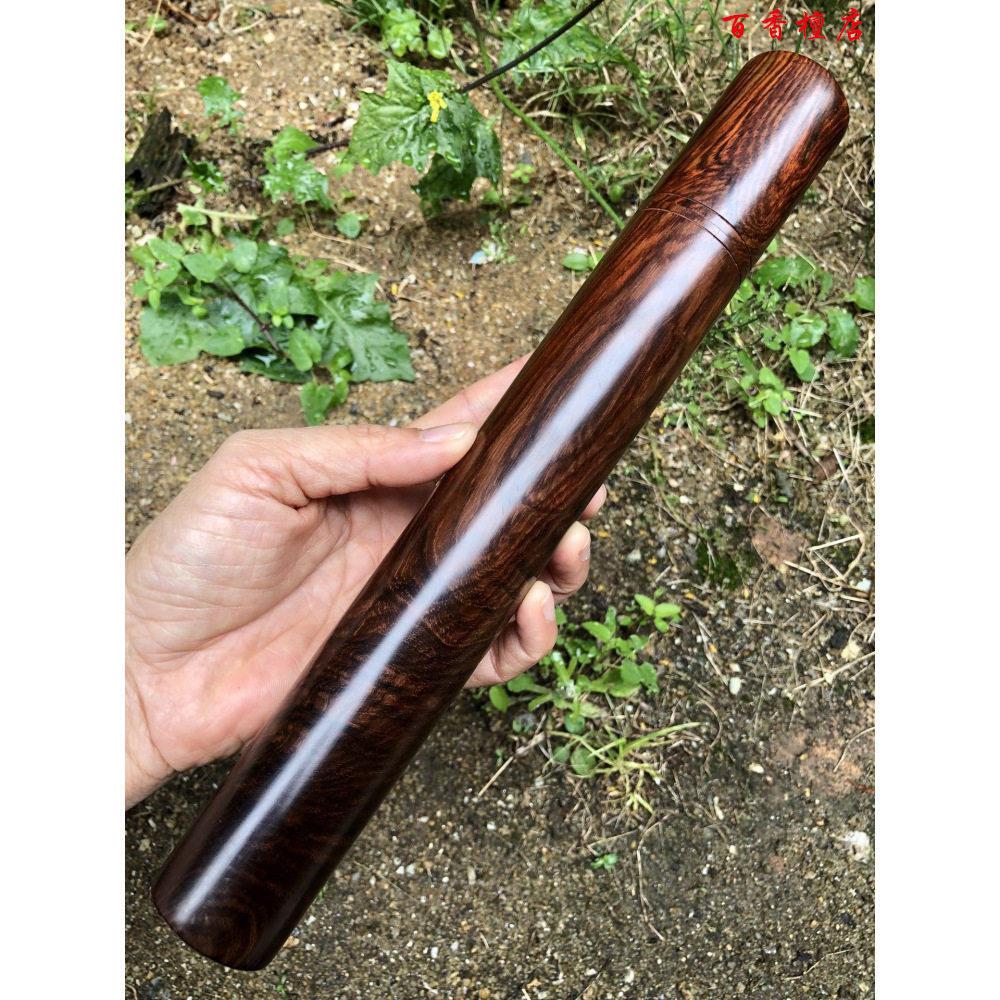 老挝大红酸枝木雕香筒字画收纳桶画筒交趾黄檀实木收藏送礼手把玩