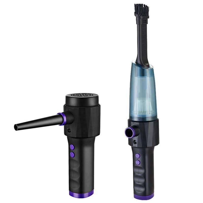 跨境车载无线吸尘器吸吹两用一体键盘主机电动吹尘器便携吸尘器