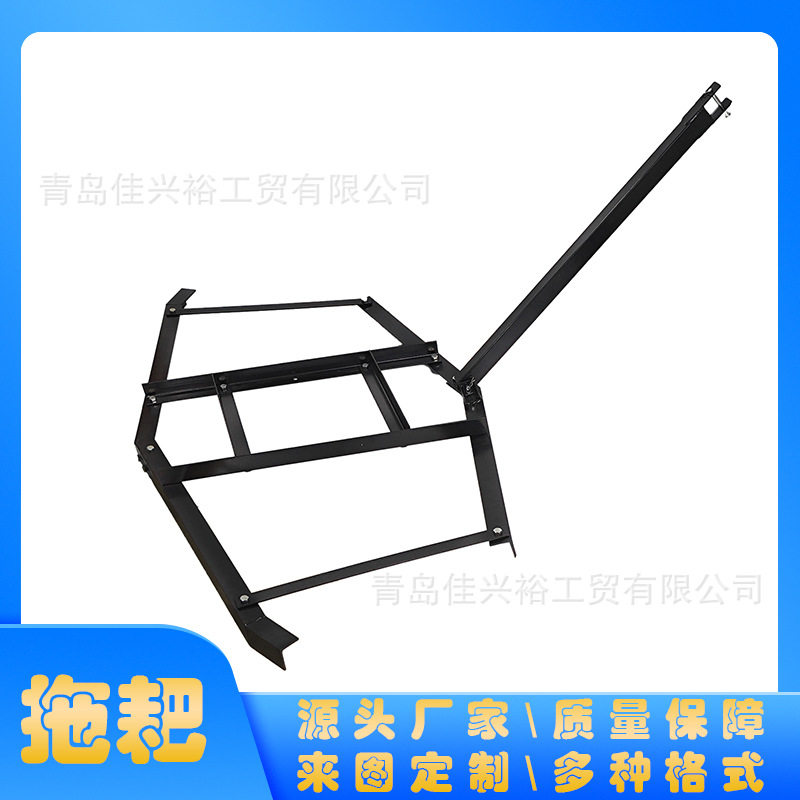 花园工具牵引式平整器车道ATV拖拉机耙重型钢材可调节宽度整平耙